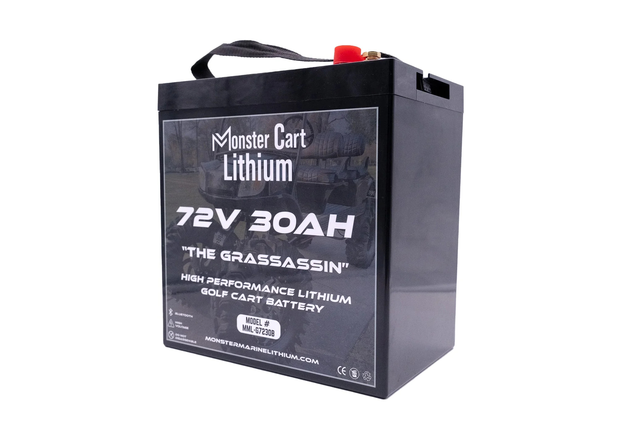 72V 30AH - "THE GRASSASSIN" - BLUETOOTH HIGH PERFORMANCE LITHIUM GOLF CART BATTERY - GC2 GROUP - Image 2