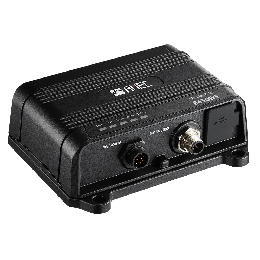 AMEC B650WS Class B AIS Transceiver w/WI-FI  VHF Antenna Splitter - 5W-SOTDMA, NMEA 2000, NMEA 0183, USB [AMEC-B650WS-010]