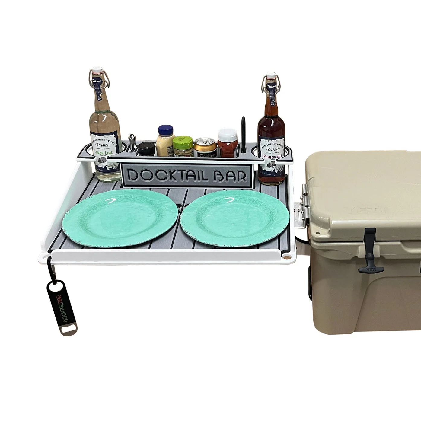 Docktail Bar Yeti Tundra Cooler Cup Holders and Table System - Image 9