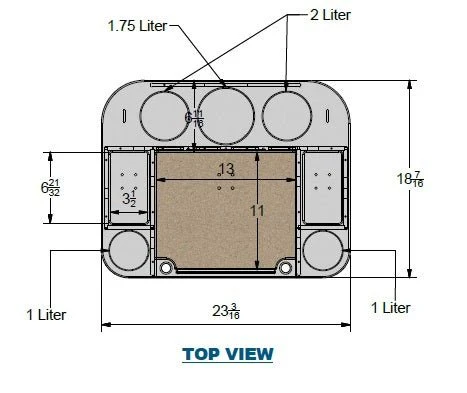 Docktail Butler Pedestal Table Top Replacement - Image 24