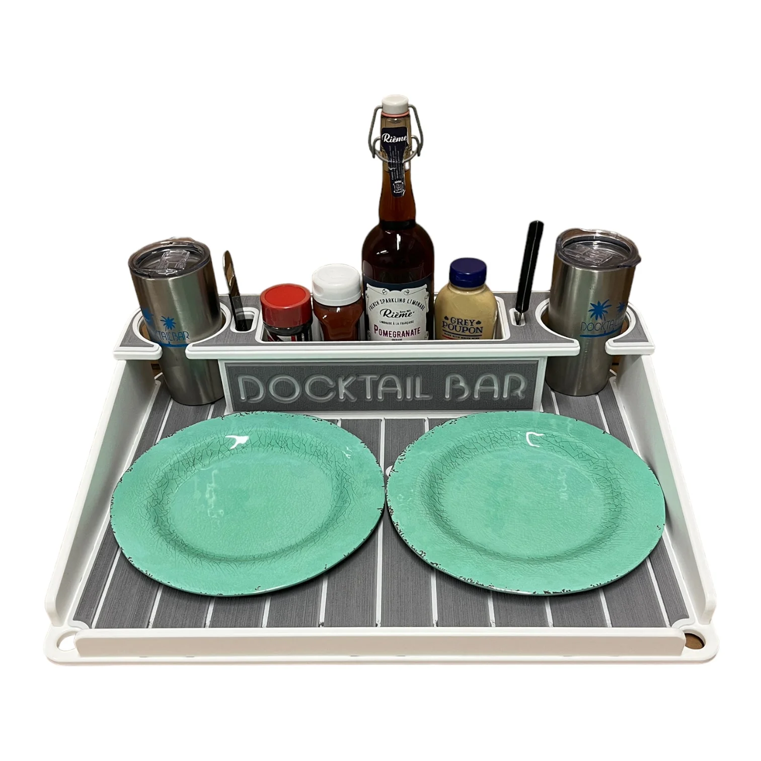 Docktail Utility Table with Pontoon Rail Mount - Image 9