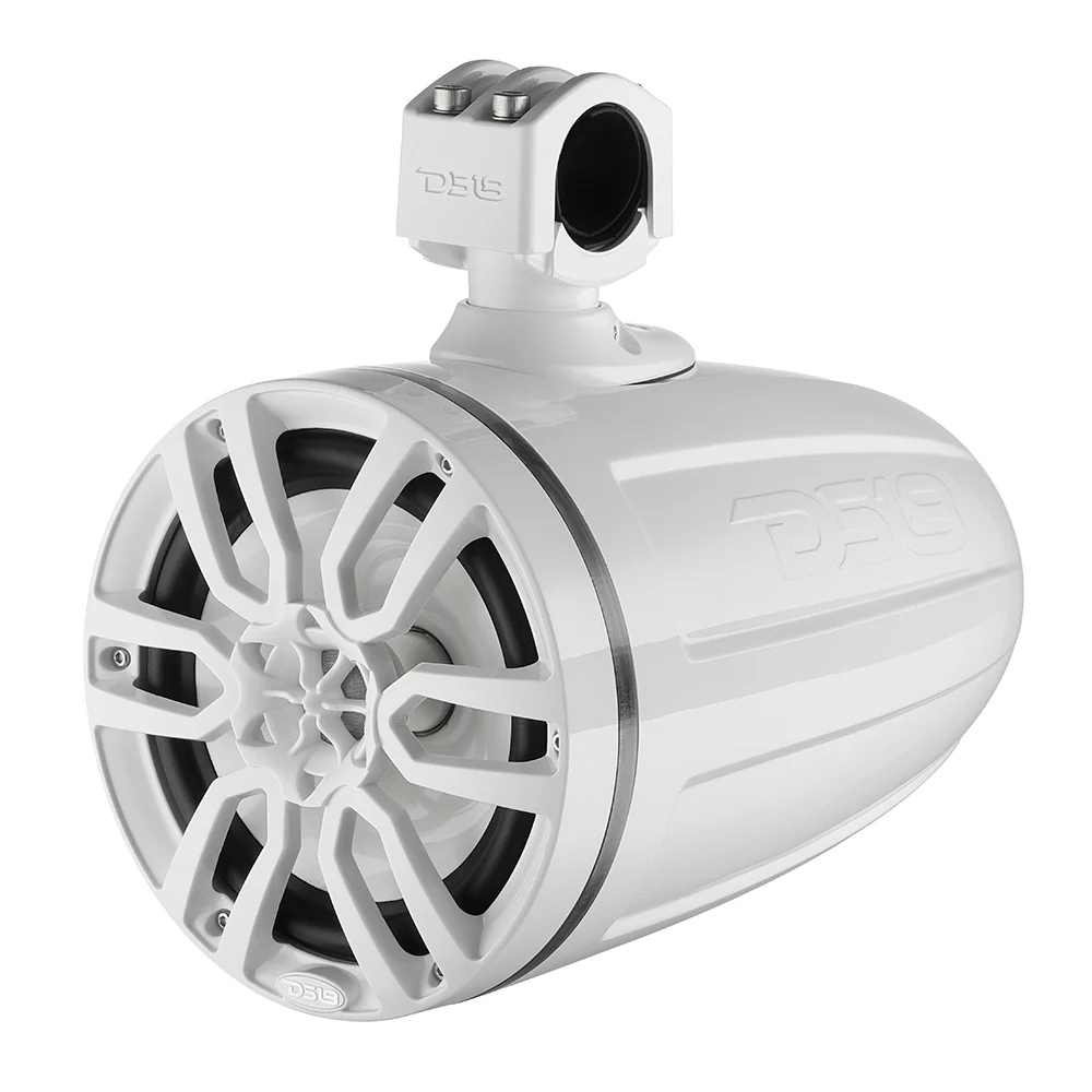 DS18 X Series HYDRO 6.5" Wakeboard Pod Tower Speaker w/RGB LED Light - 300W - White  [NXL-X6TP/WH] - Image 4