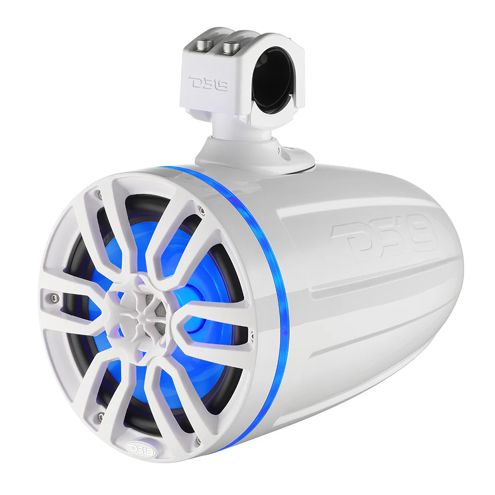 DS18 X Series HYDRO 8" Wakeboard Pod Tower Speaker w/RGB LED Light - 375W - White  [NXL-X8TP/WH] - Image 4