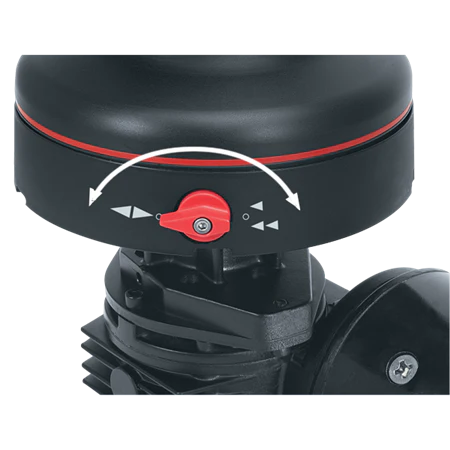 Harken #40 Electric Self-Tailing Rewind Radial Winch Reverse Speed - Chrome with White Trim - Image 4