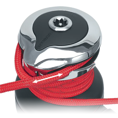 Harken #46 Electric Self-Tailing Rewind™ Radial Winch — Reverse Speed - Chrome with White Trim - Image 3