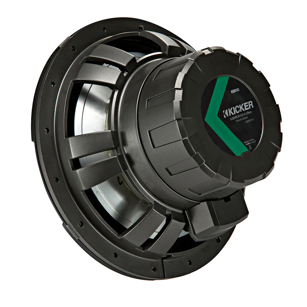 KICKER KMF10 10" Weather-Proof Subwoofer for Freeair Applications - 2-Ohm [45KMF102] - Image 4