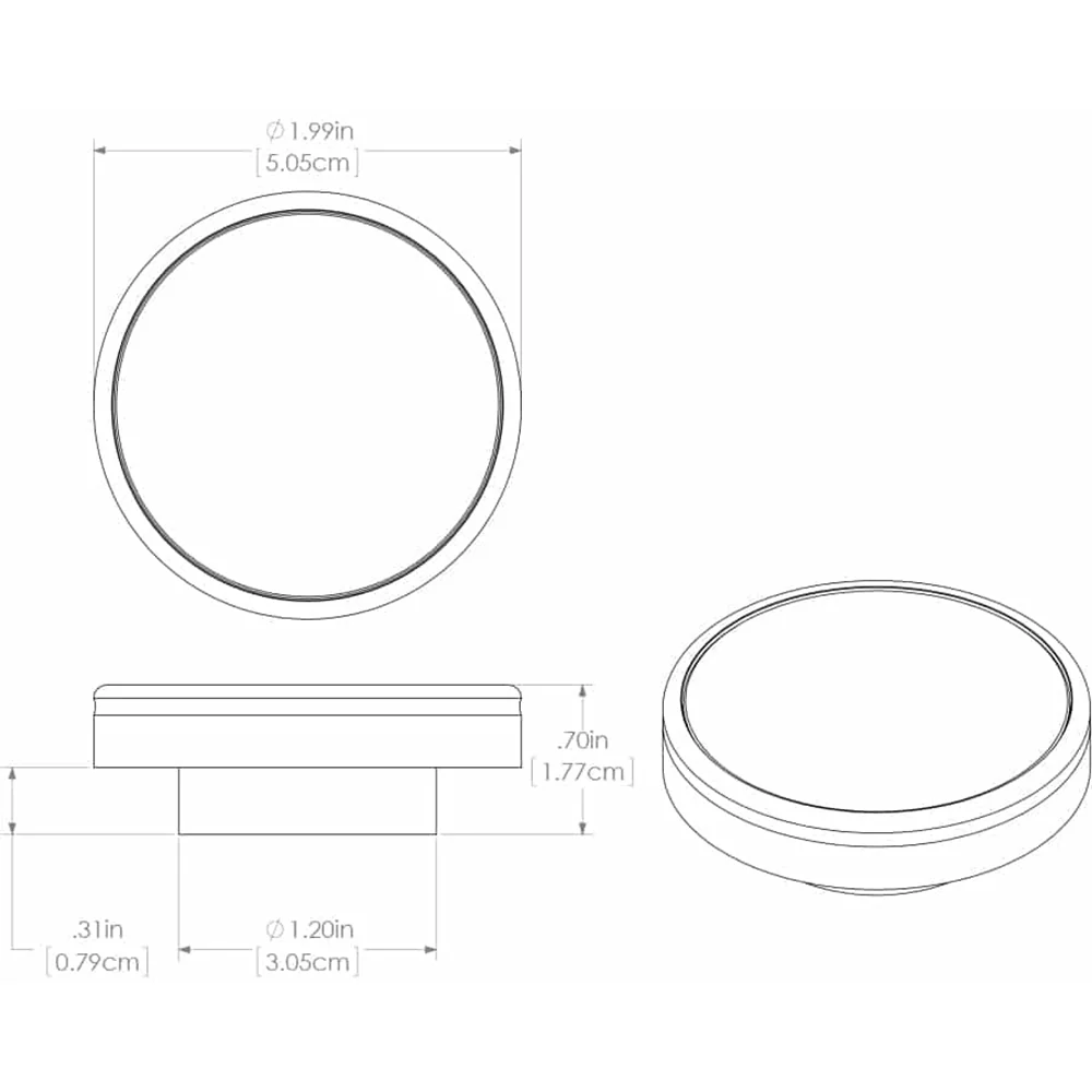 Lumitec Halo Flush Mount Down Light Spectrum RGBW - White Housing [112827] - Image 4