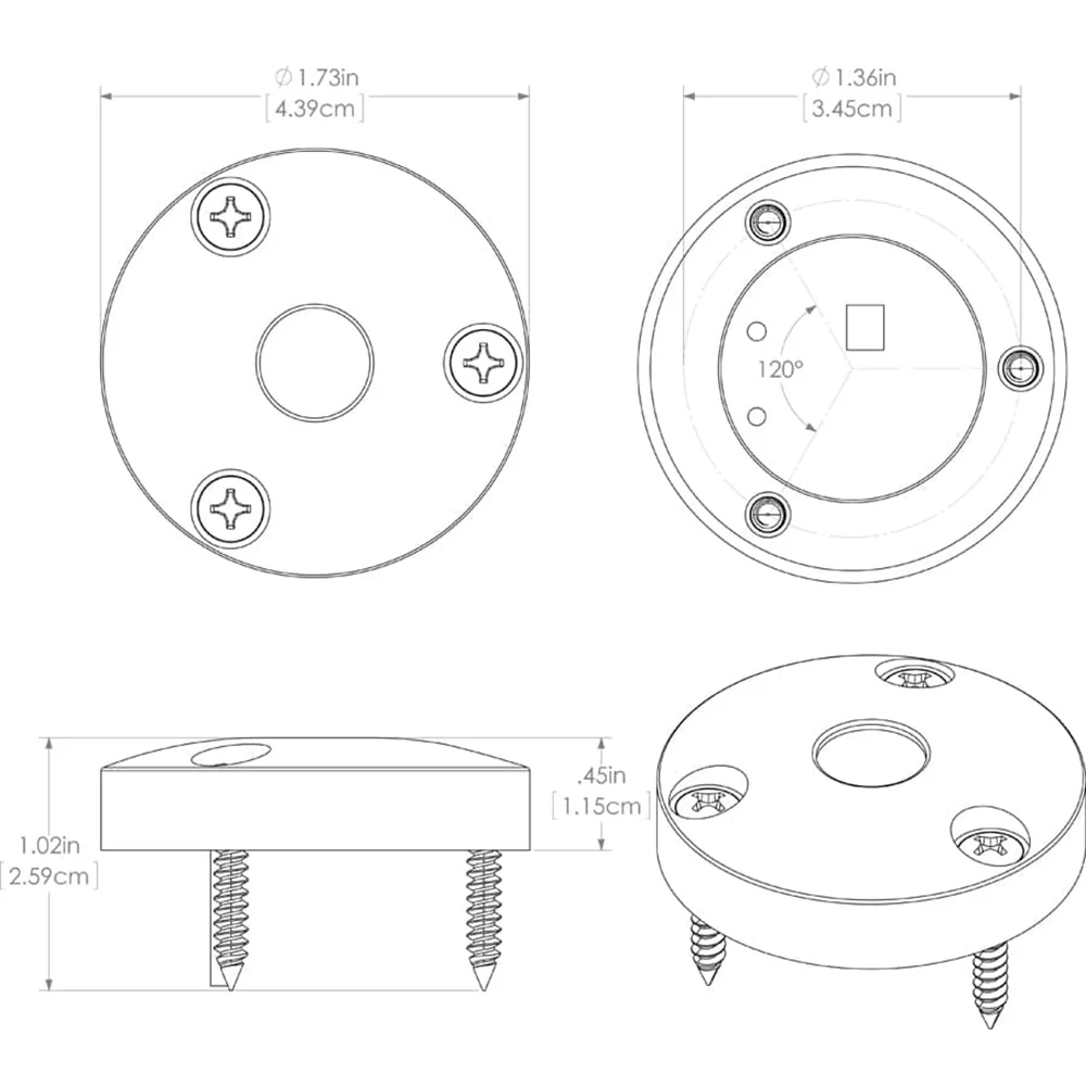 Lumitec High Intensity "Anywhere" Light - Brushed Housing - White Non-Dimming [101033] - Image 4