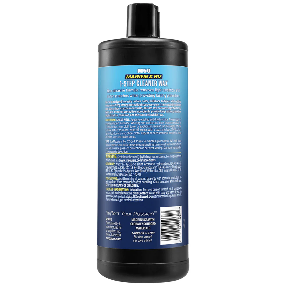 Meguiars Boat/RV Cleaner Wax - 32 oz - *Case of 6* [M5032CASE] - Image 2