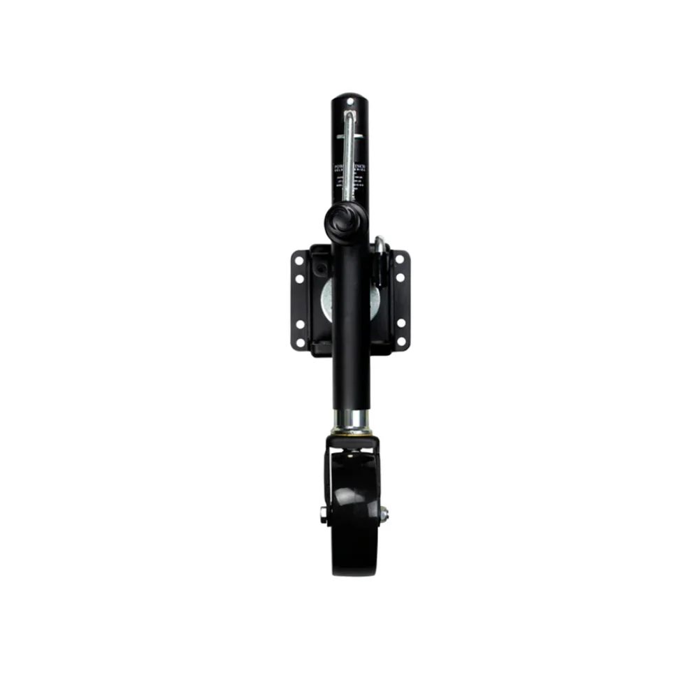 Powerwinch Select Series Jack - 1200lb, Bolt-On, Single Wheel, Carbon Black [21400-J-1200-B1-B-R]