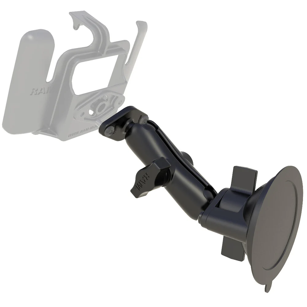RAM Mount Base Suction Mount Twist Lock - Requires RAM Cradle [RAM-B-166U] - Image 2