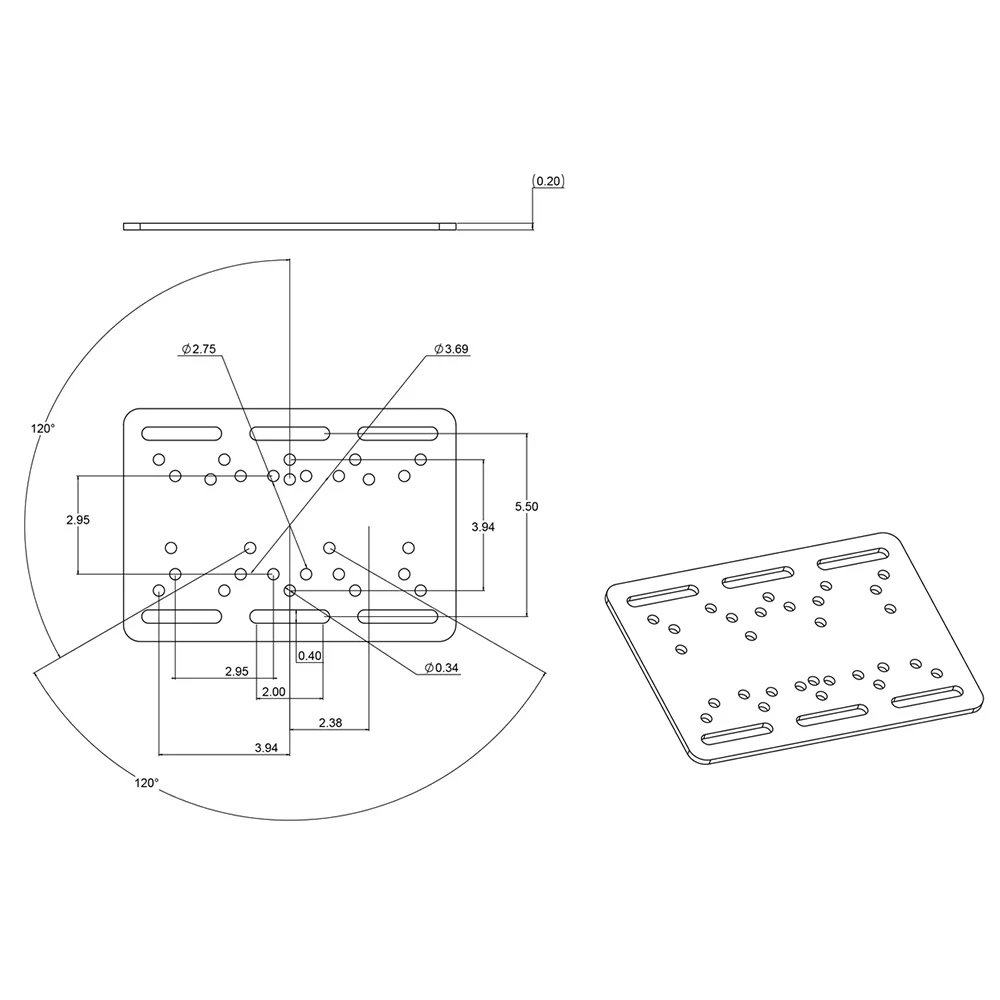 RAM Mount Forklift Overhead Guard Plate w/E Size 3.38" Ball [RAM-335-E-246] - Image 2