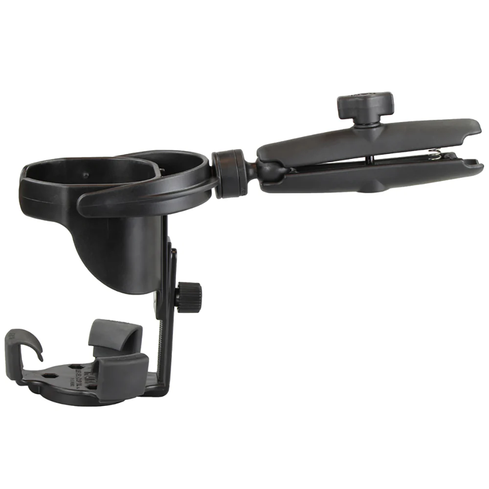 RAM Mount Level Cup XL w/Long Double Socket Arm [RAM-B-417B-C-201U] - Image 2