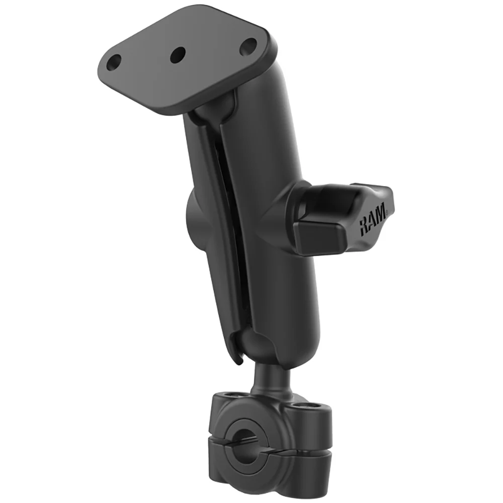 RAM Mount RAM Torque 3/8" - 5/8" Diameter Mini Rail Base w/ 1" Ball, Medium Arm and Diamond Ball Base [RAM-B-408-37-62-238U] - Image 2