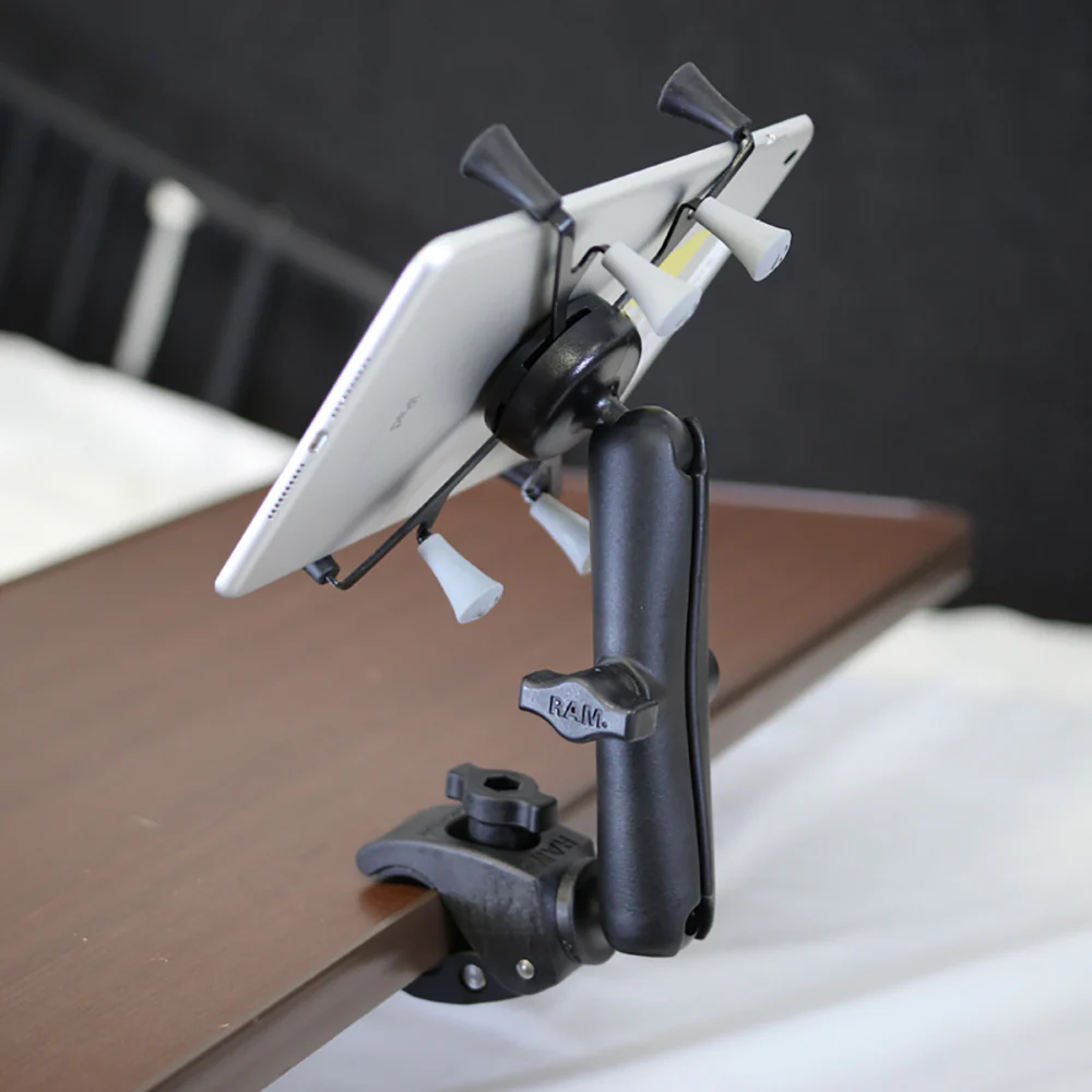RAM Mount Tough-Claw Base w/Long Double Socket Arm & Universal X-Grip Cradle w/1" Ball f/7" Tablets [RAM-B-400-C-UN8U] - Image 3