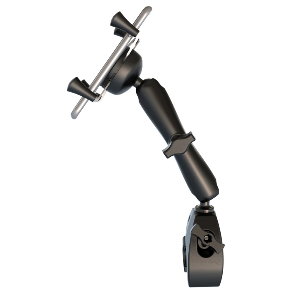 RAM Mount Universal Tough-Claw Base w/Long Double Socket Arm & Universal X-Grip Cell/iPhone Cradle [RAM-B-400-C-UN7U] - Image 4
