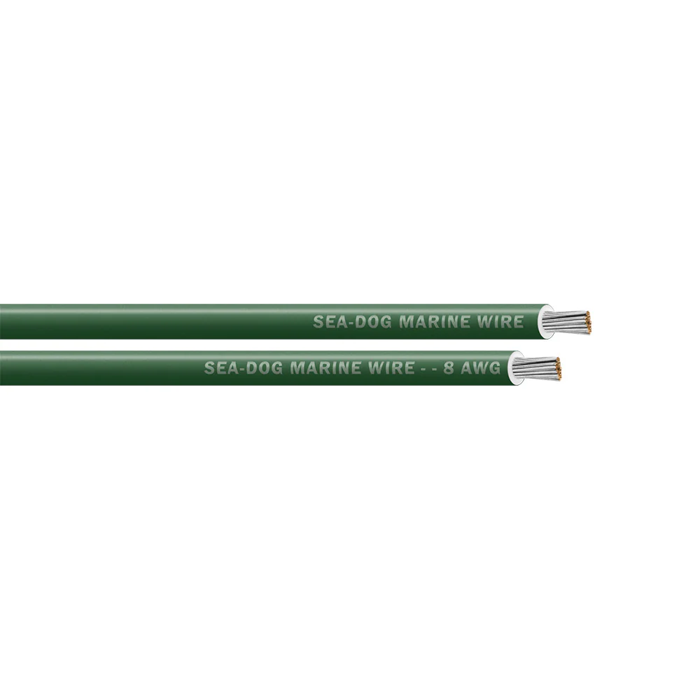 Sea-Dog 8 AWG Green Primary Wire - 250' [8008044]
