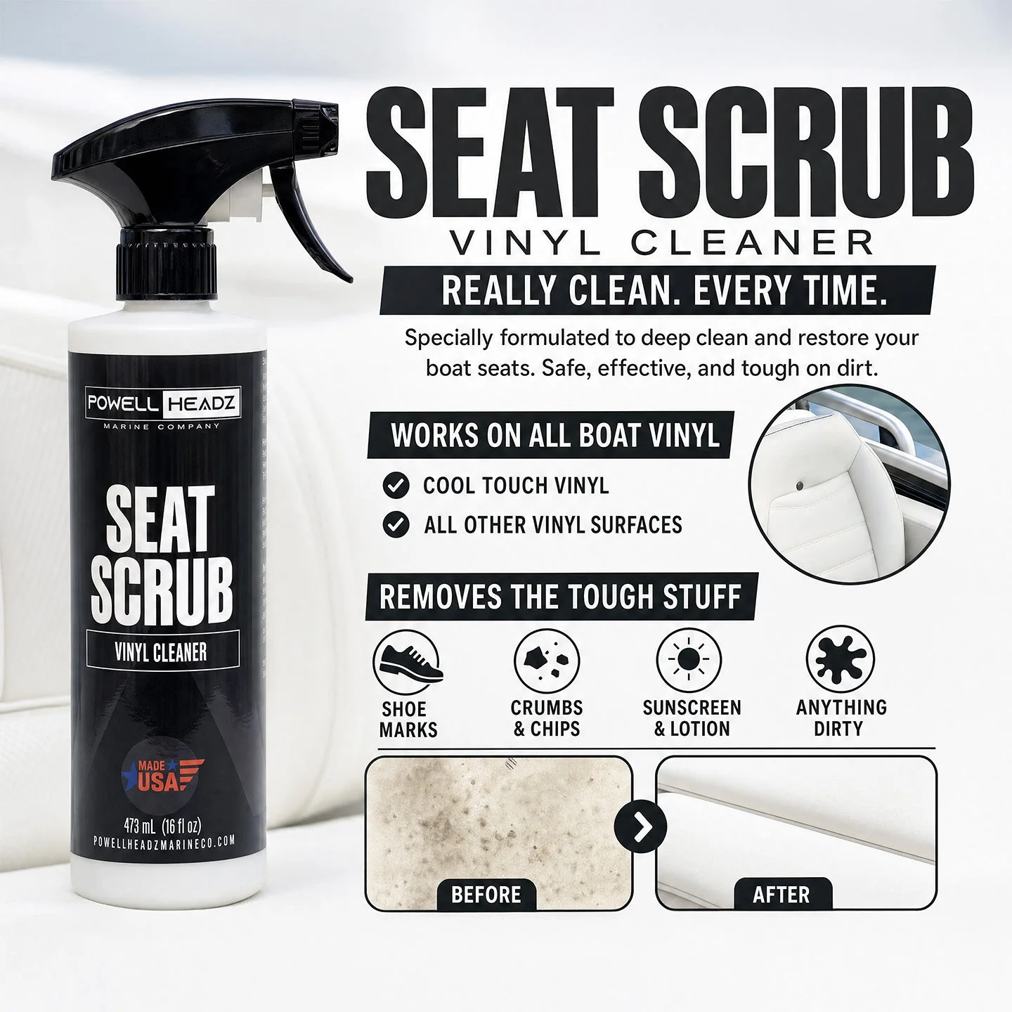 Seat Scrub Vinyl Seat Cleaner 16oz - Image 2