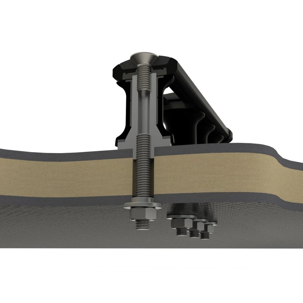 Spinlock Low Profile Aft Organizer 8 x 30mm Sheave (7 Rope) w/ Min Sheave Spacing - Image 2