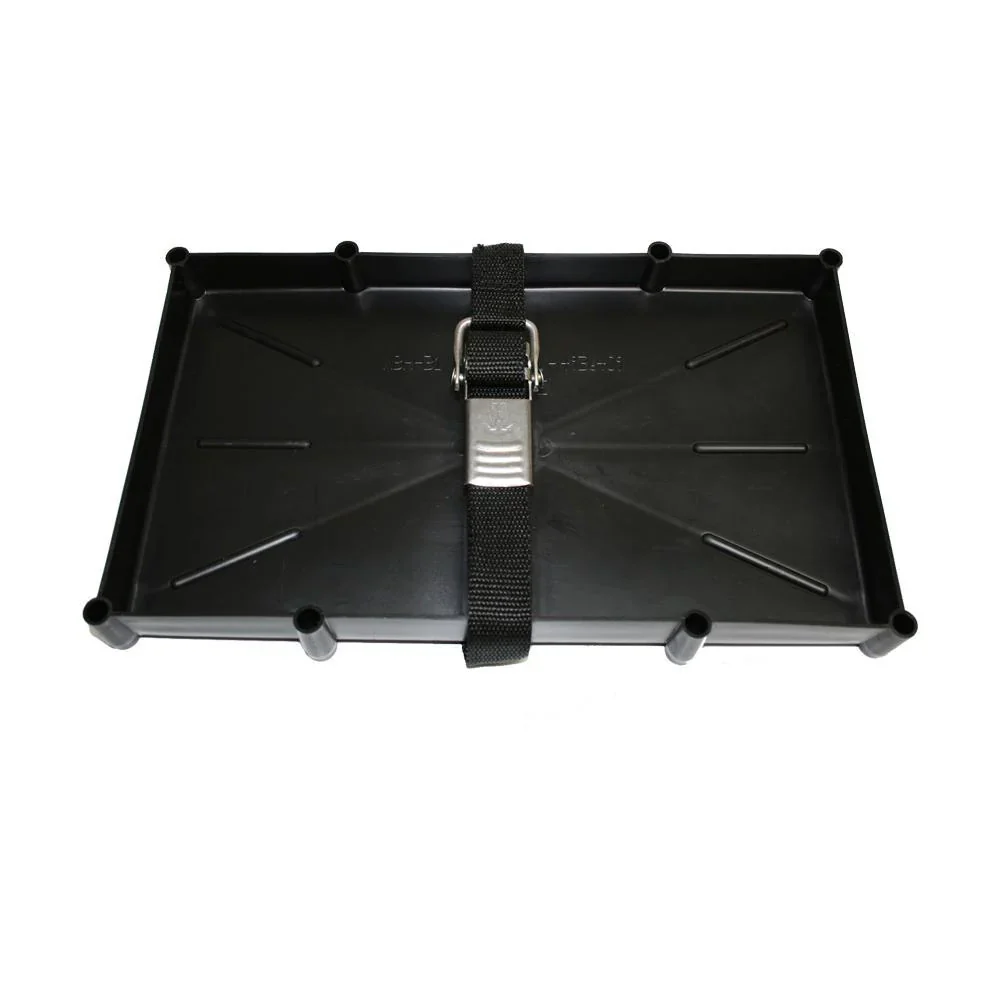 T-H Marine 31 Series Battery Holder Tray w/Stainless Buckled Strap [NBH-31-SSC-DP]
