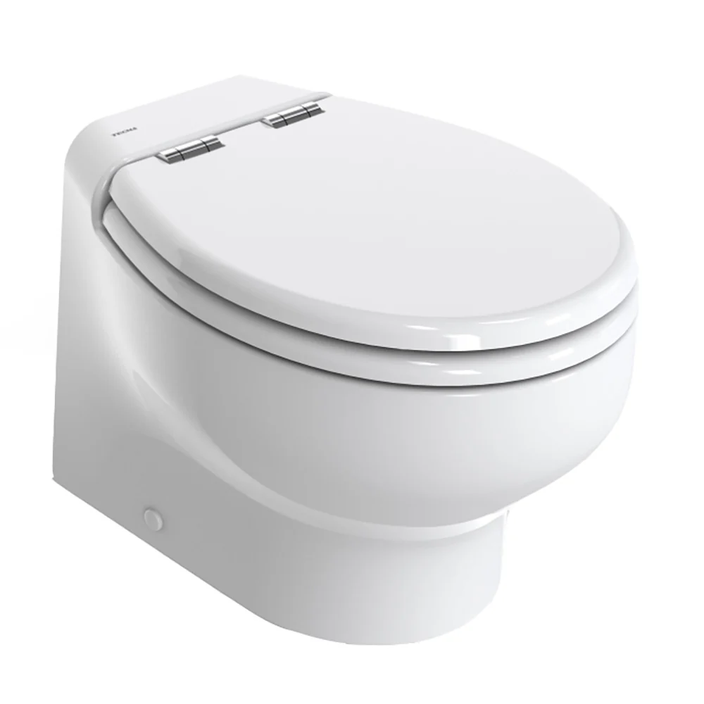 Thetford Silence Plus 2G w/Wood Polyester Soft Close Seat  Standard Solenoid - Short, White - 12V [T-S2G012DW/D00C00]