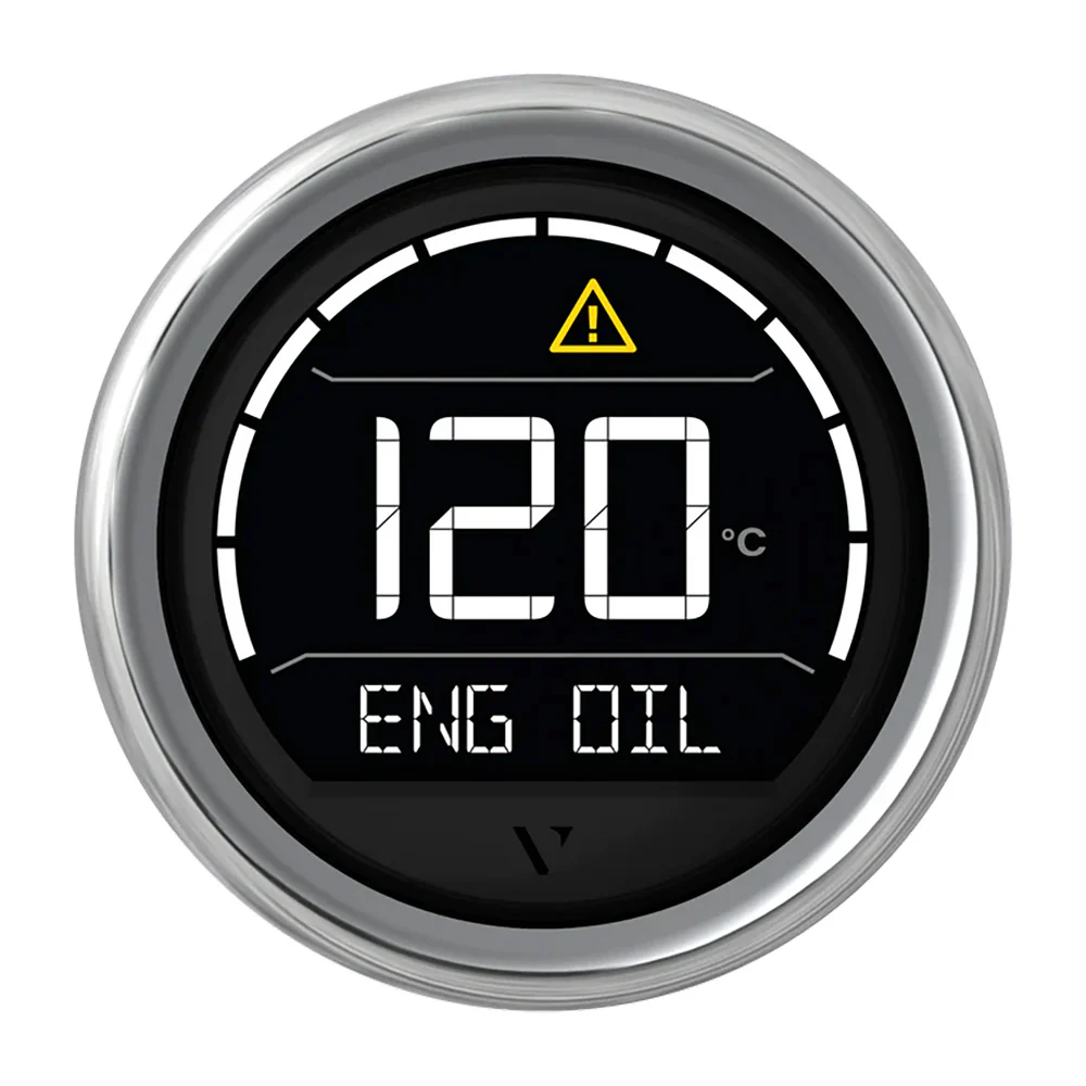 Veratron VL Digital 52 w/Round Chrome Bezel [B00205704]