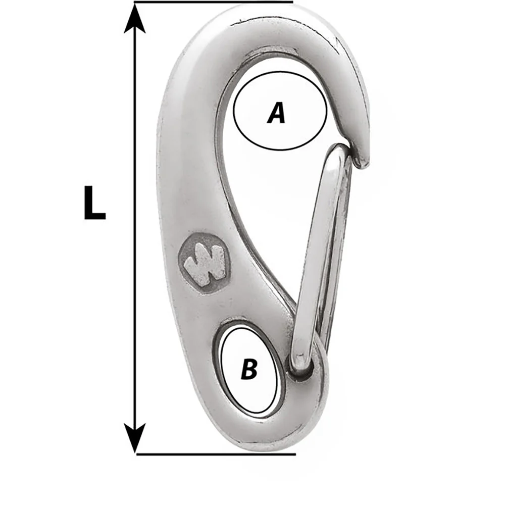 Wichard Safety Snap Hook - 75mm [2481W] - Image 2